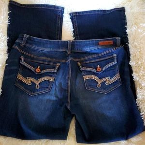 L.E.I SOPHIA HIPSTER FLARE SIZE 15 REG